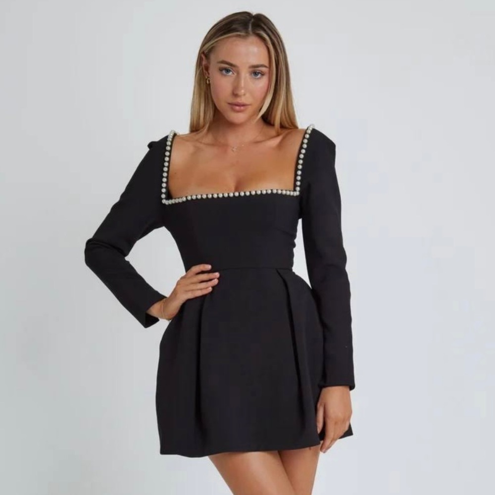 Odd Muse Pearl Dress Black